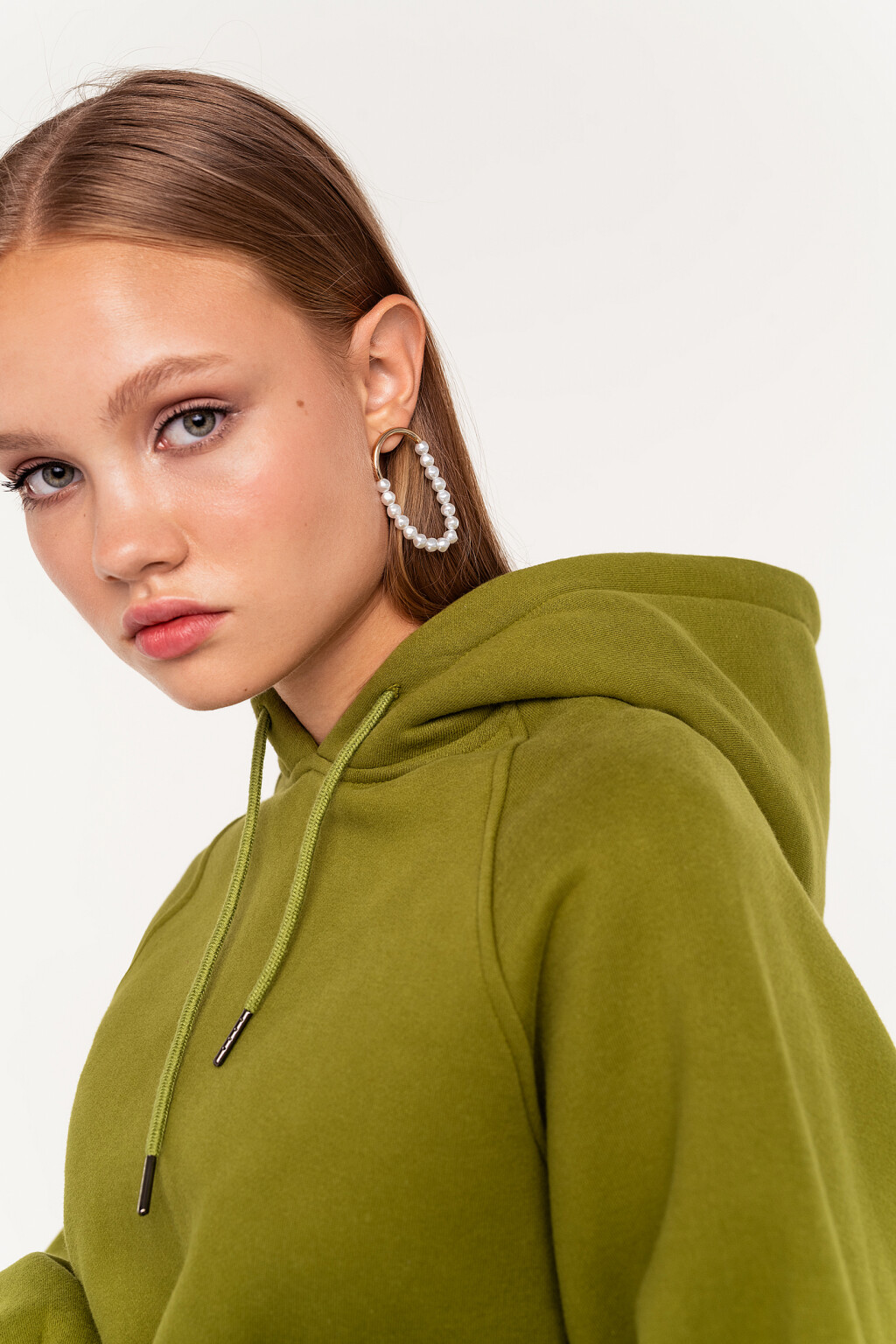 серьги - цвет желтый - 1