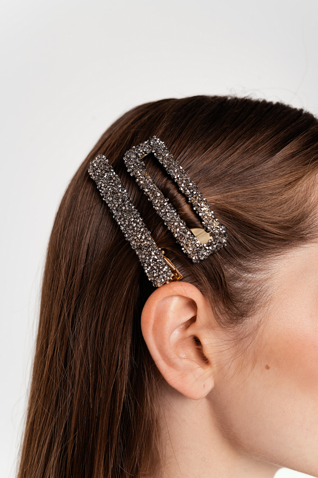 заколка для волос женская - цвет серый - 2