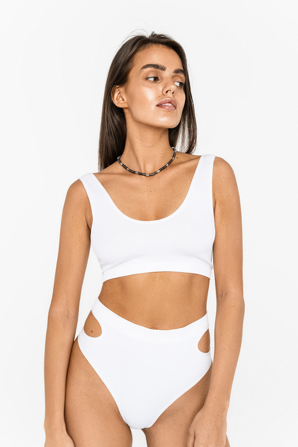 бюстгальтер - цвет белый - 1