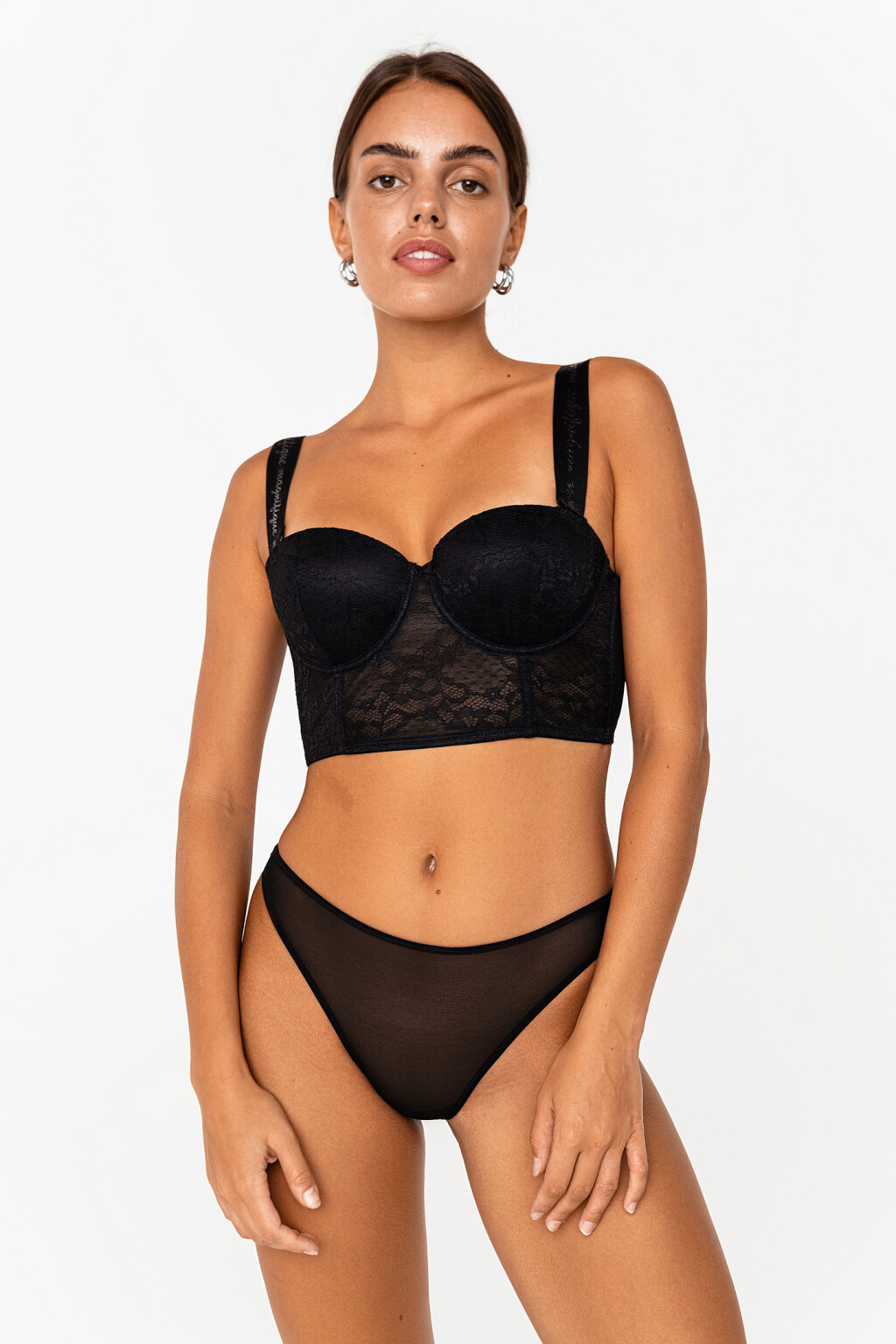 трусы женские - цвет черный - 1