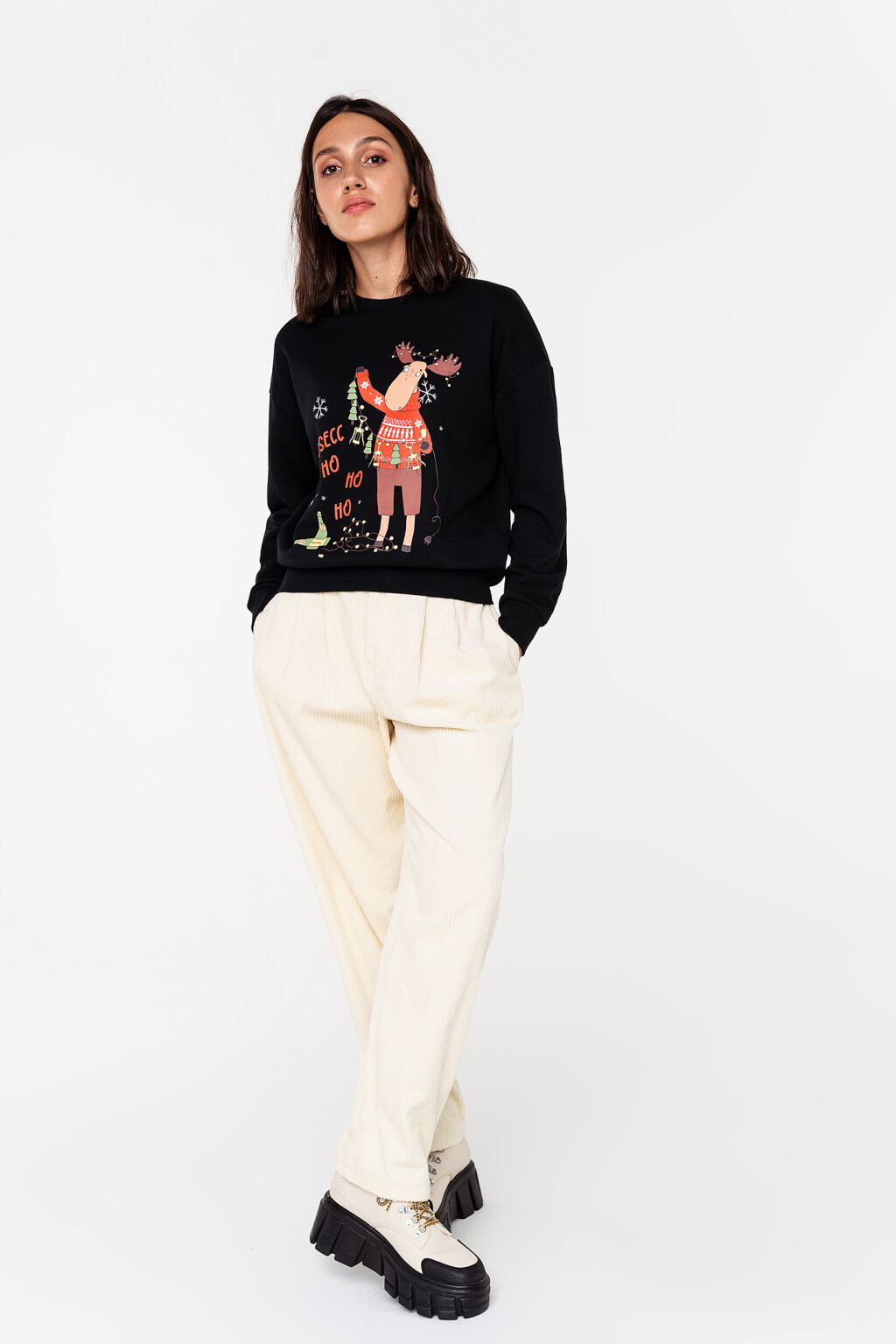 джемпер женский - цвет красный - 3