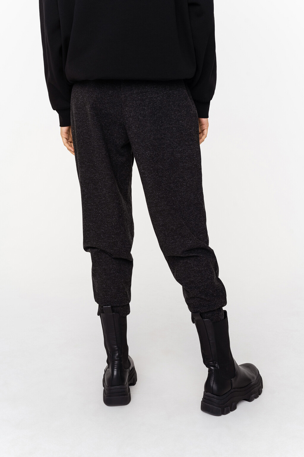 брюки-джоггеры с глубокими карманами - цвет серый - 6