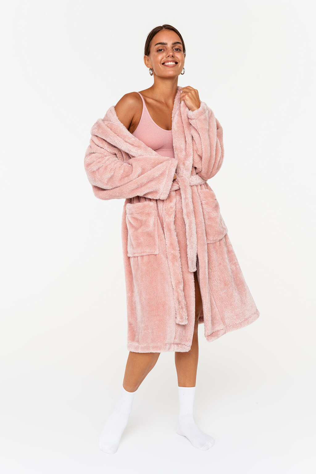халат женский - цвет розовый - 1