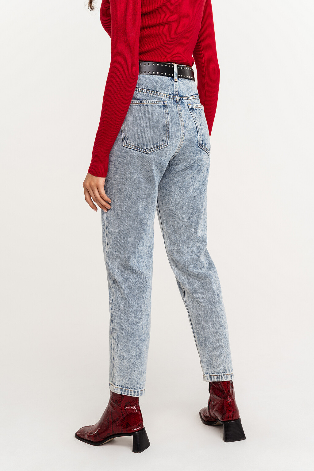 брюки джинсовые женские - цвет голубой - 2