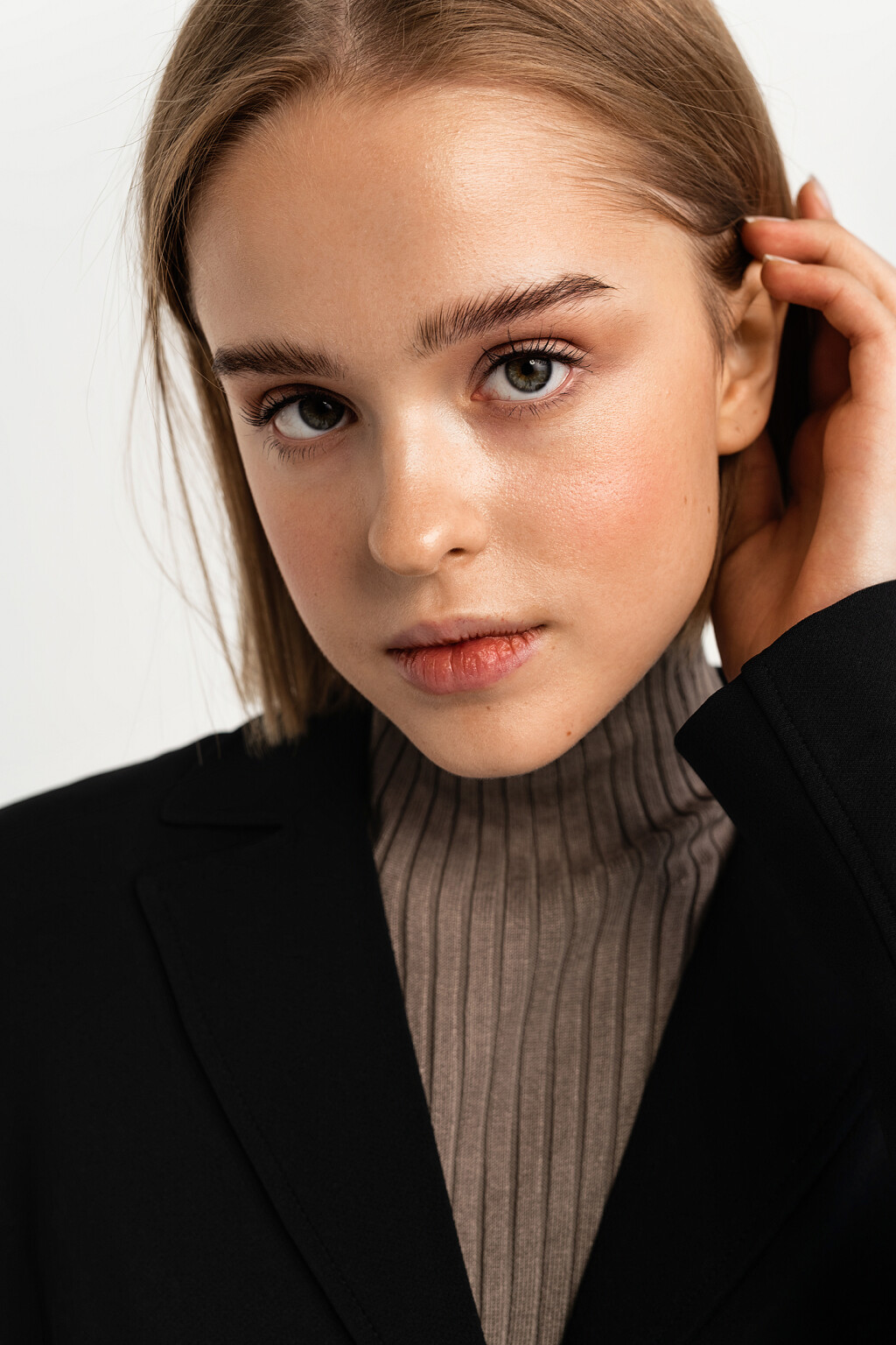 Пиджак удлиненный приталенный на кнопках - цвет черный - 3