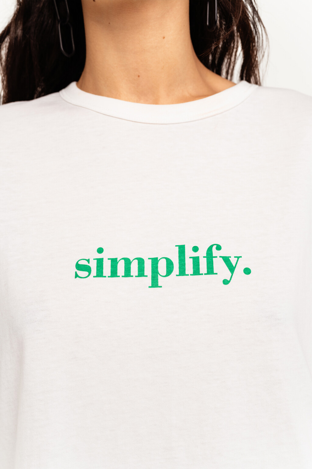 футболка женская - цвет белый - 4