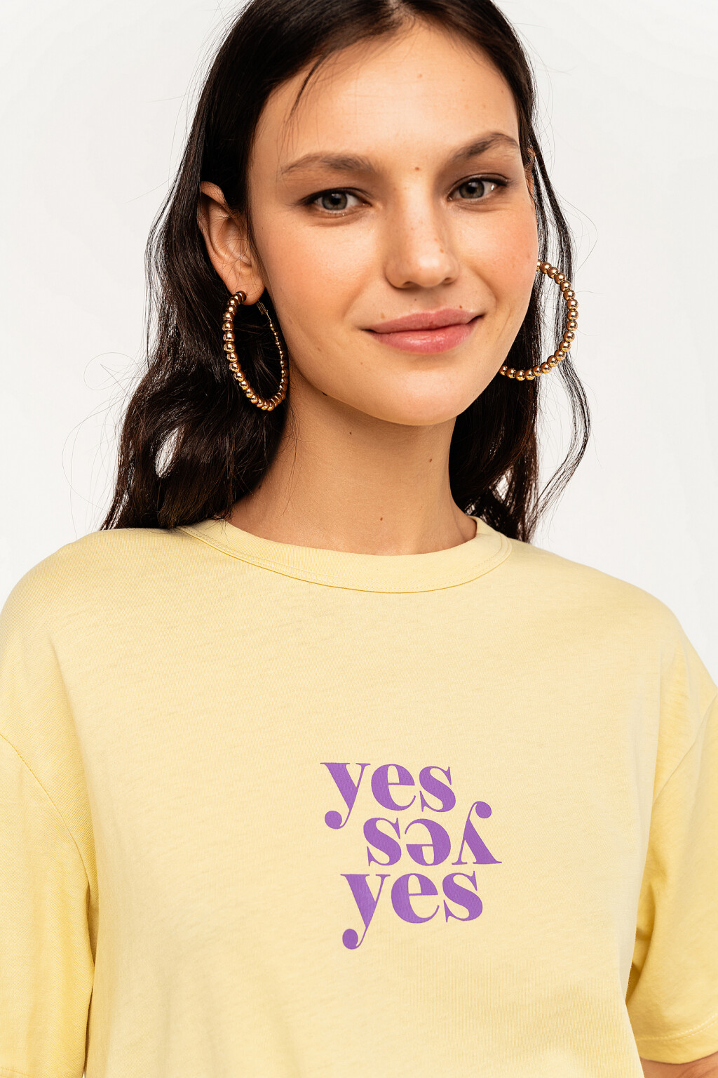 футболка женская - цвет желтый - 3