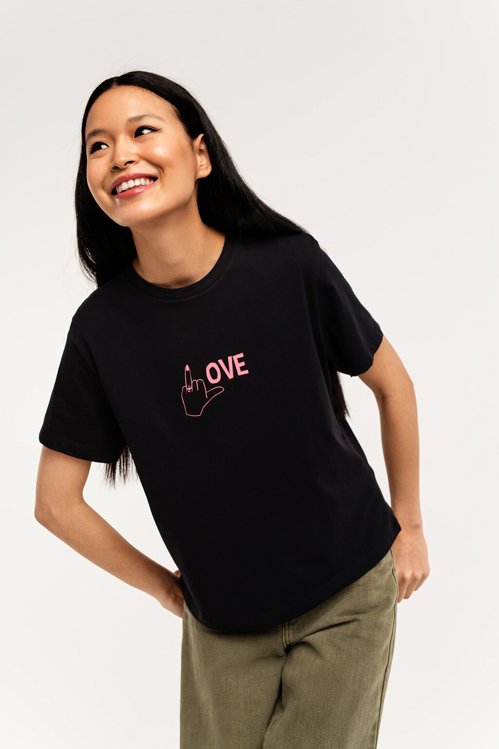 футболка женская - цвет розовый - 1