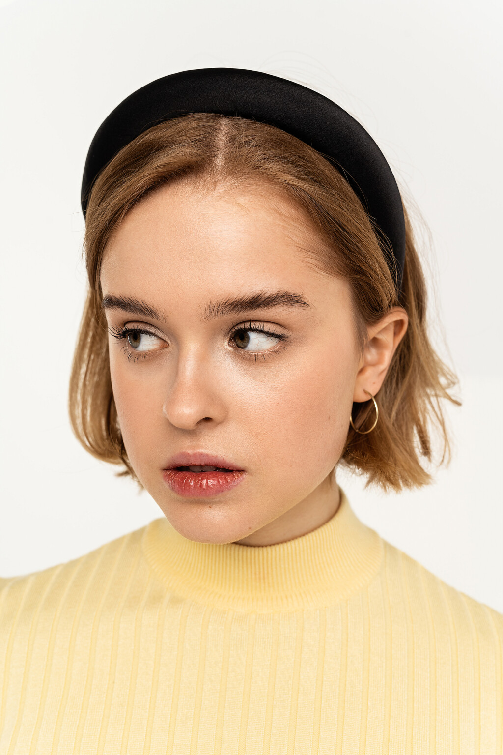 ободок для волос женский - цвет черный - 1