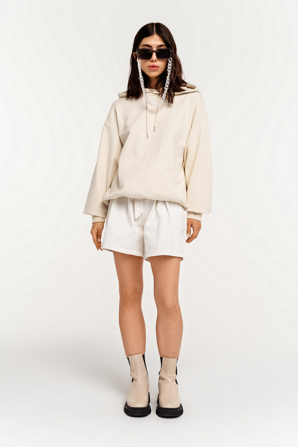 джемпер женский - цвет белый - 1