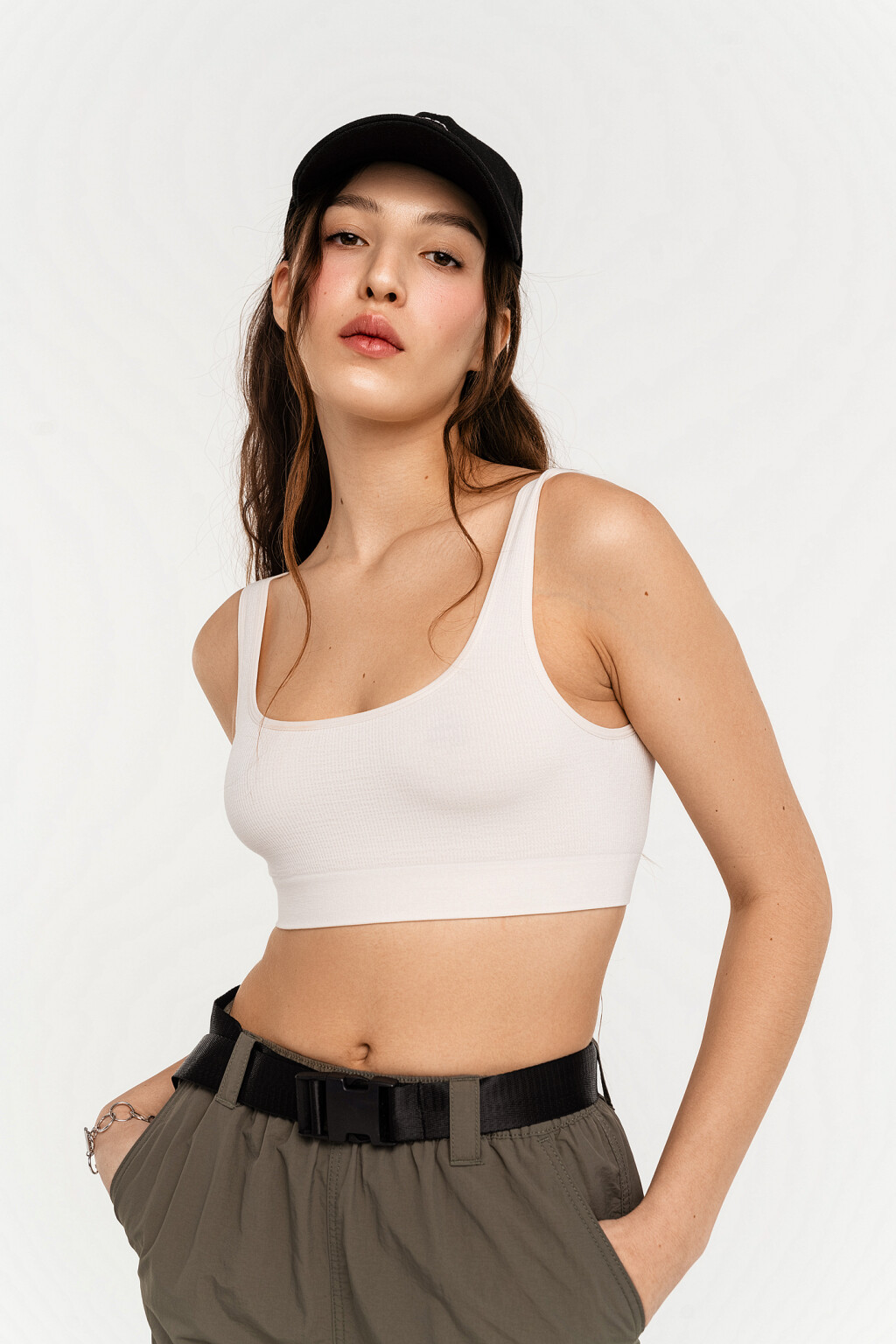 майка женская - цвет белый - 2