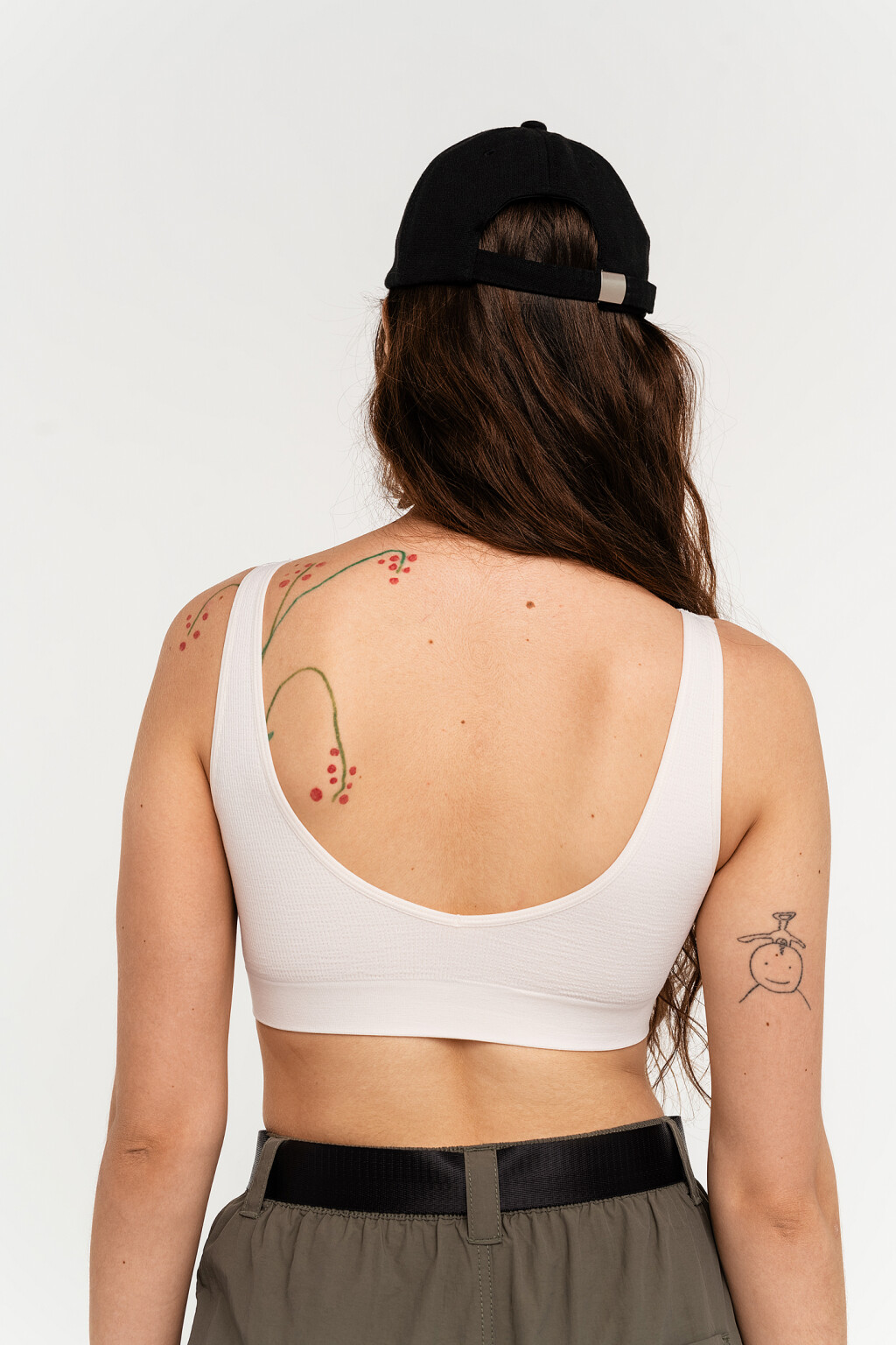 майка женская - цвет белый - 4