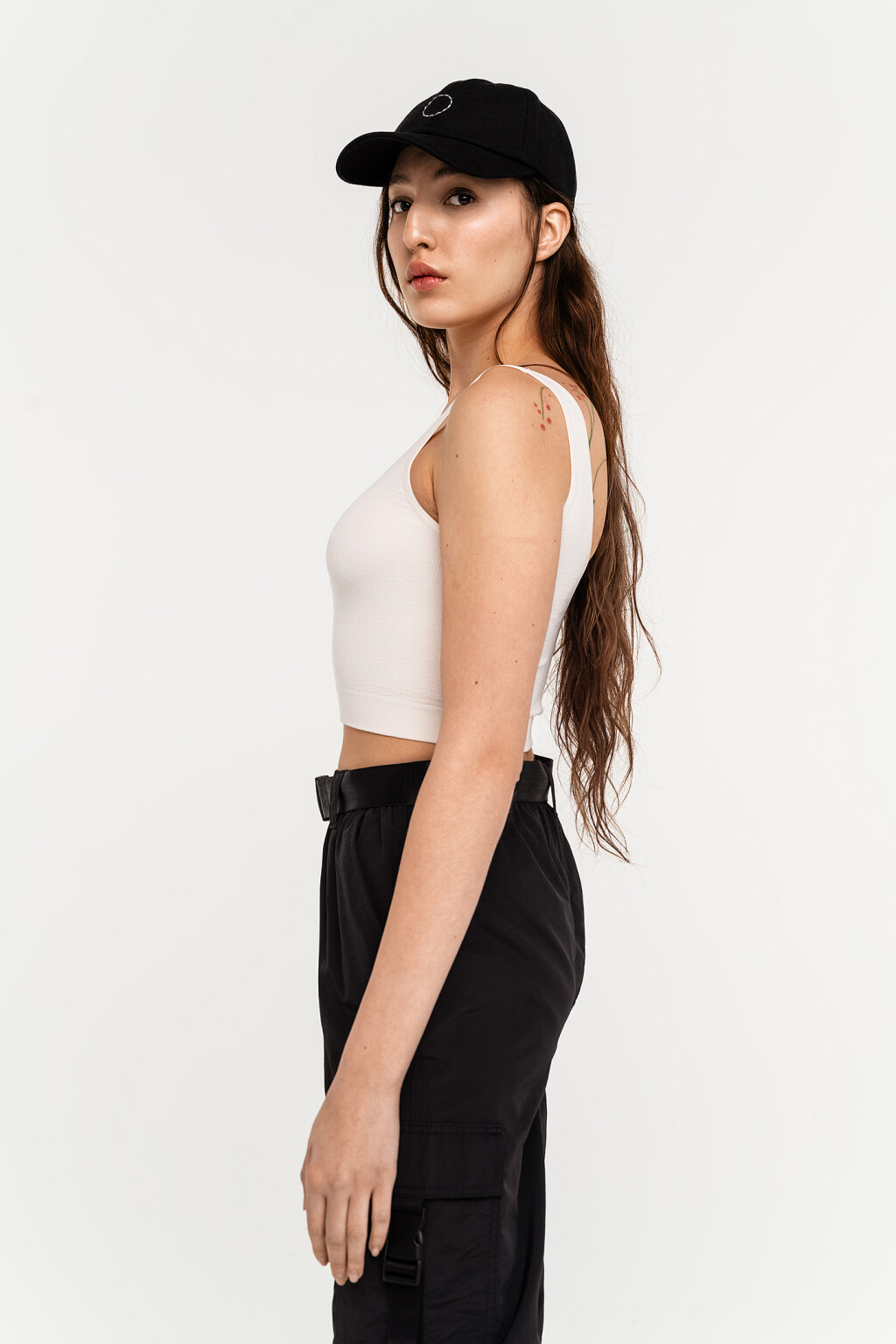 майка женская - цвет белый - 3