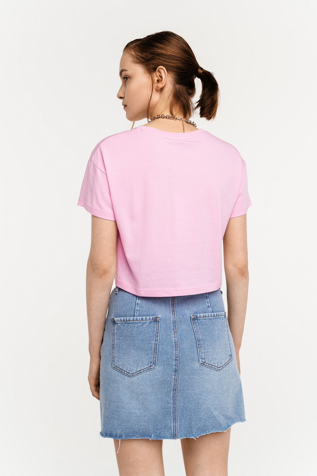 футболка женская - цвет розовый - 4