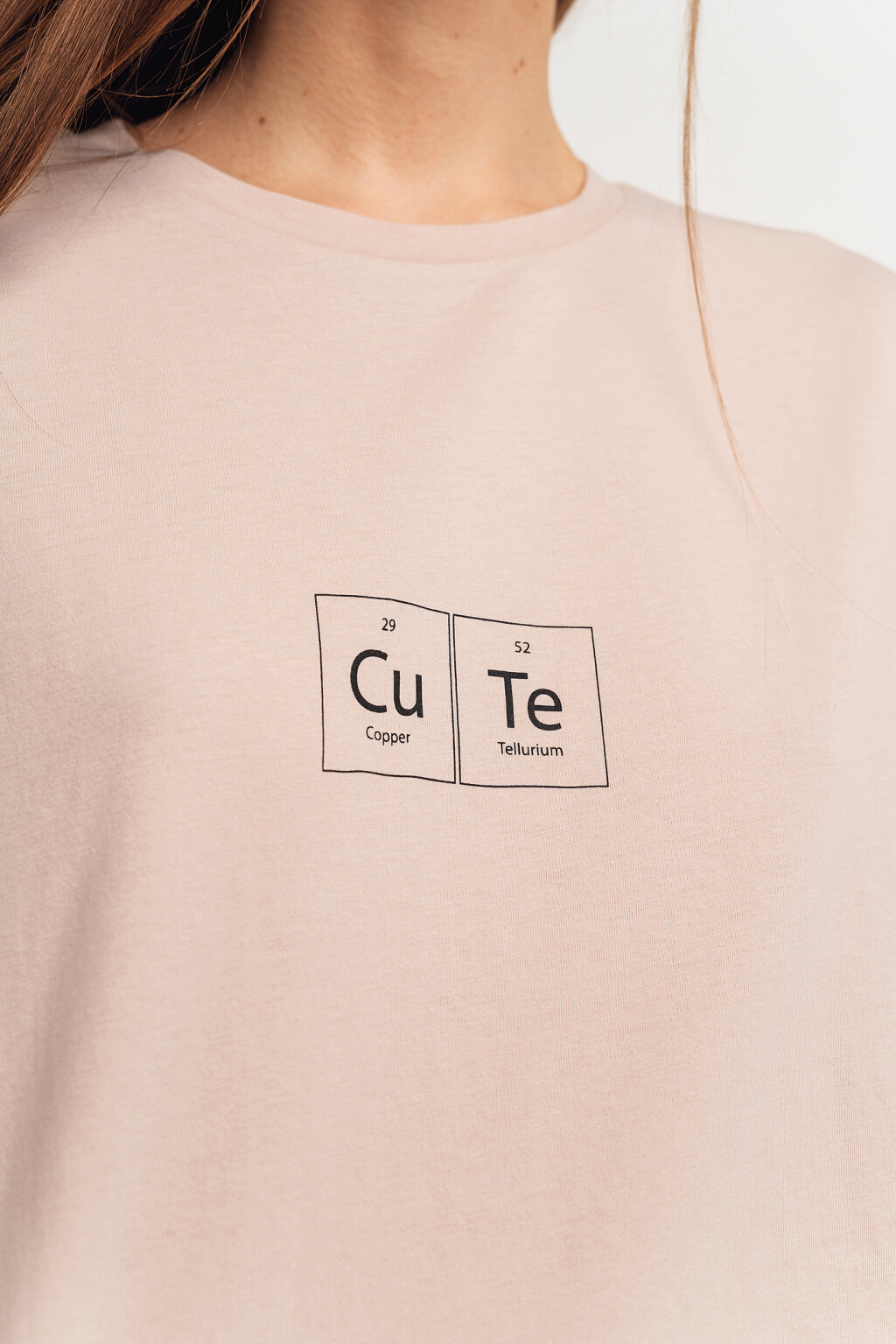 футболка женская - цвет бежевый - 5