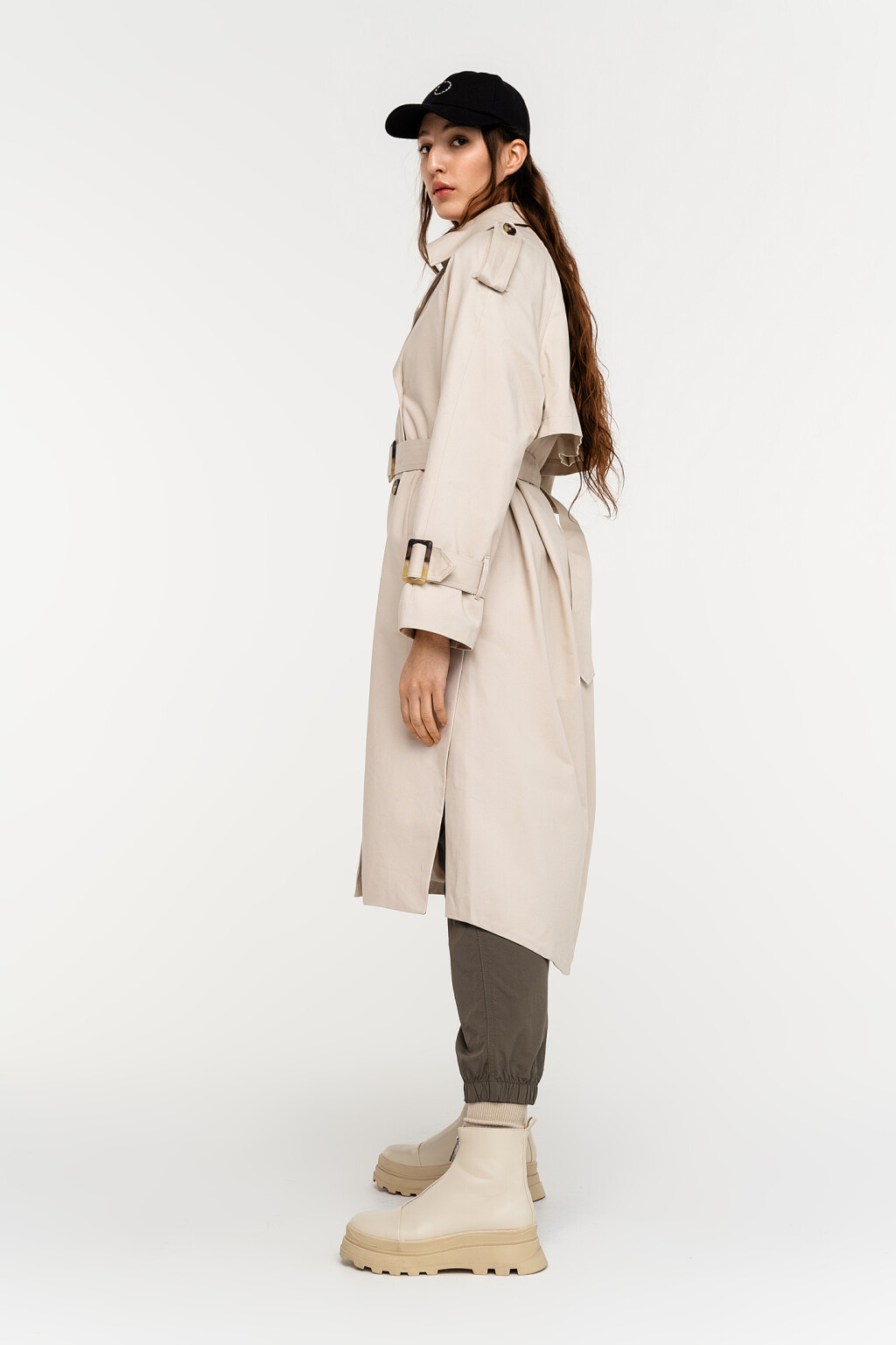 плащ женский - цвет бежевый - 3