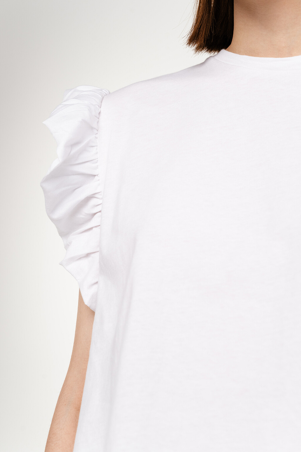 блузка женская - цвет белый - 5