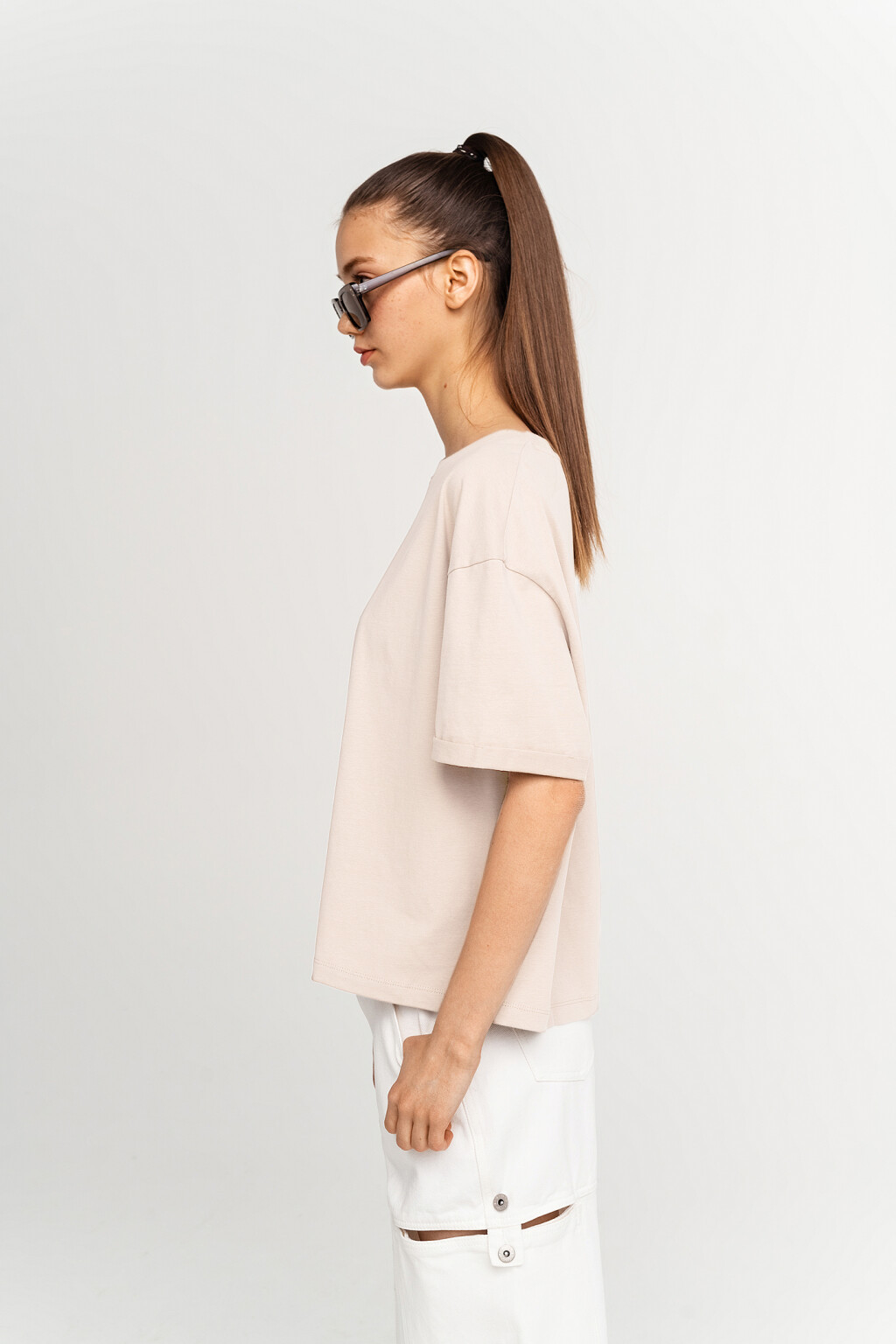 футболка женская - цвет бежевый - 3