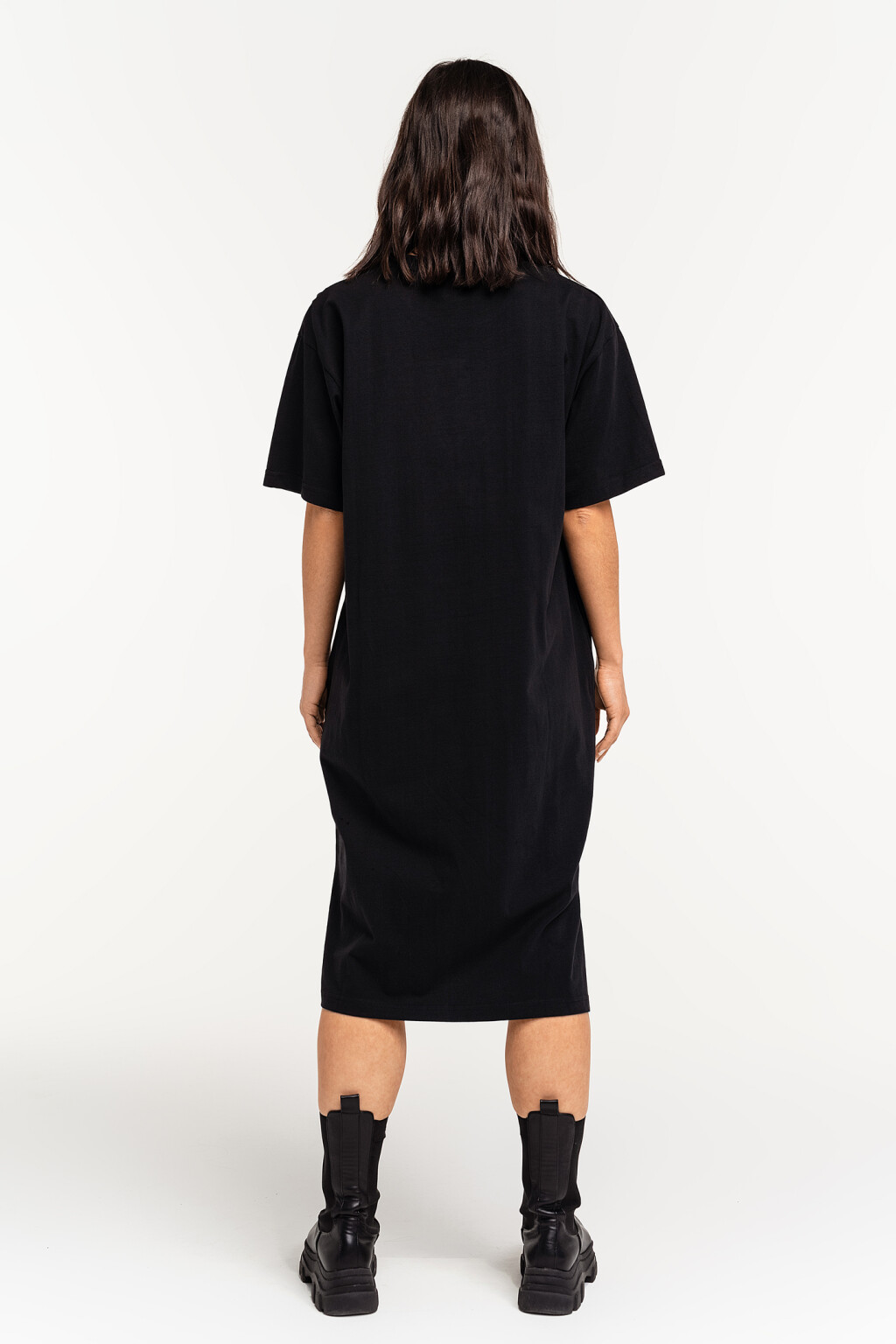 платье женское - цвет черный - 3