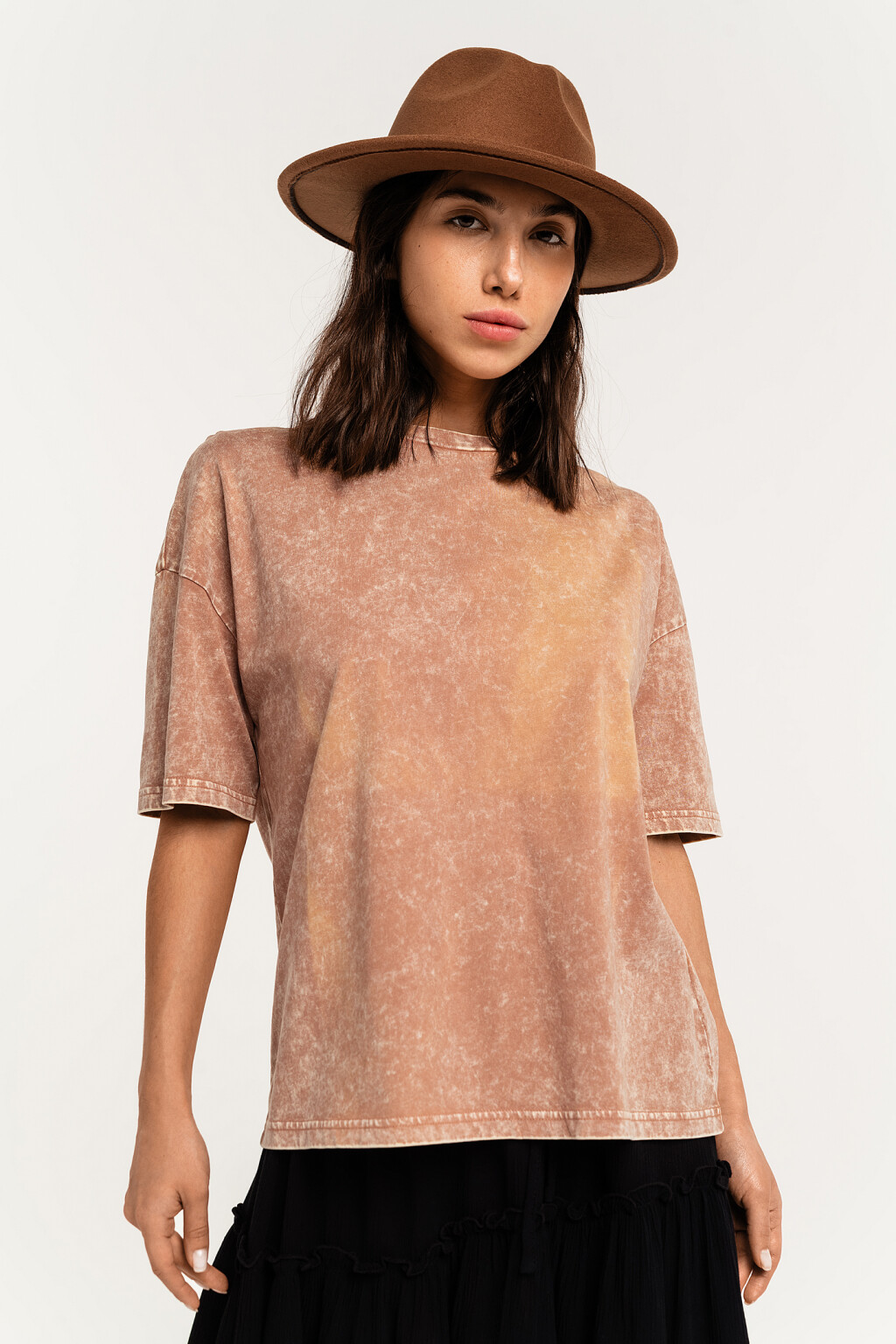 футболка женская - цвет коричневый - 2