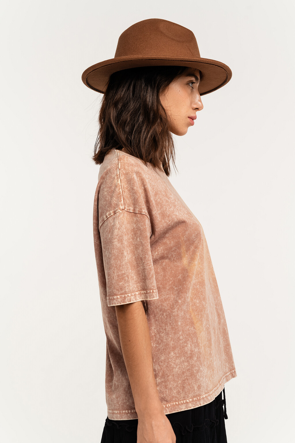 футболка женская - цвет коричневый - 3