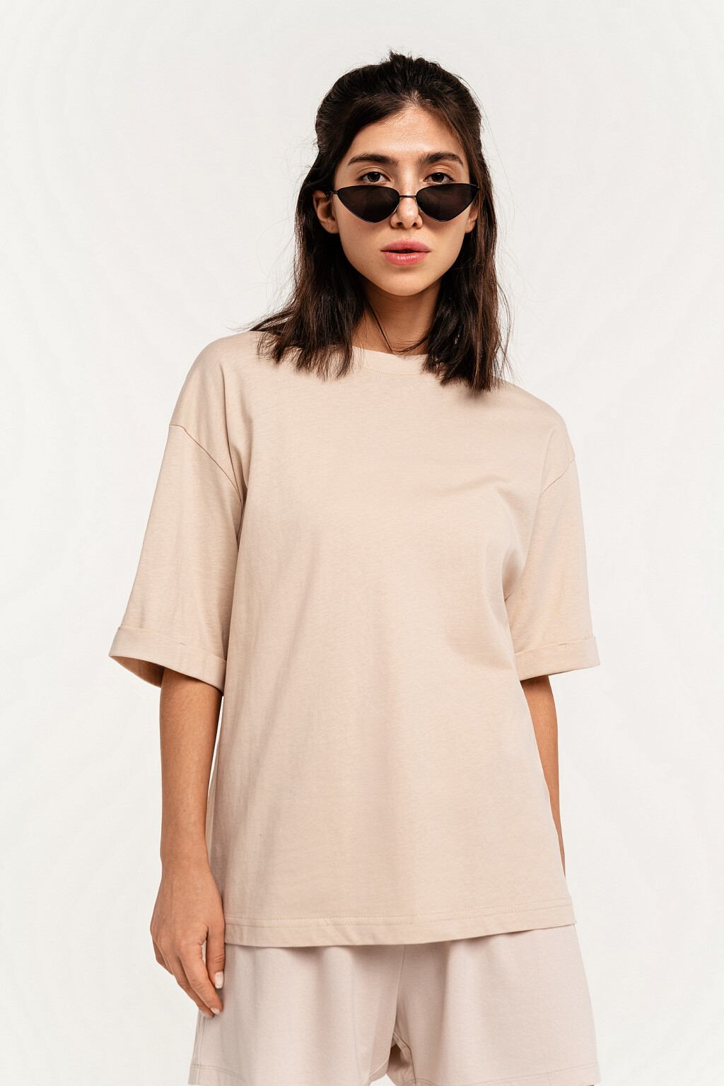 футболка женская - цвет бежевый - 2