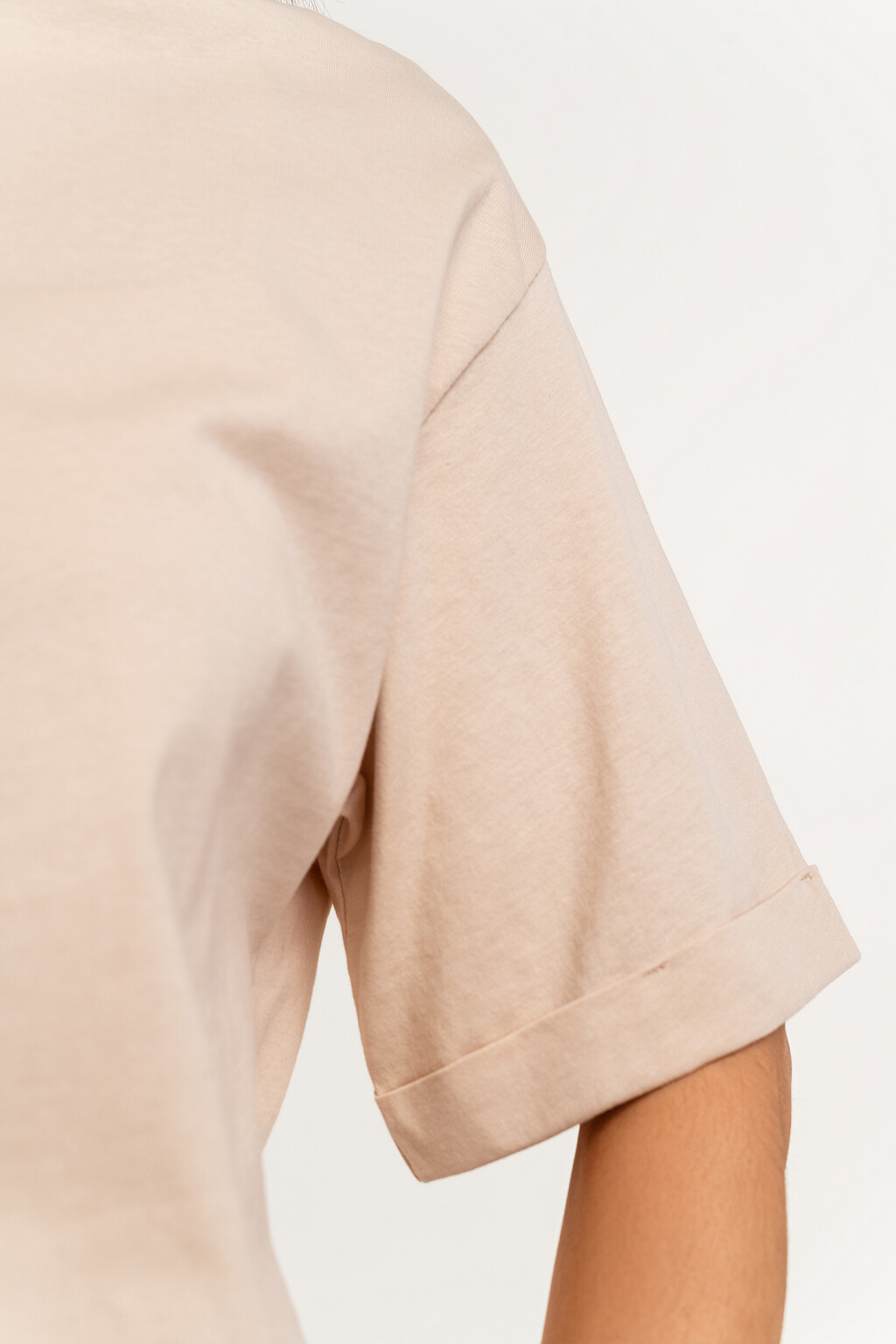 футболка женская - цвет бежевый - 5