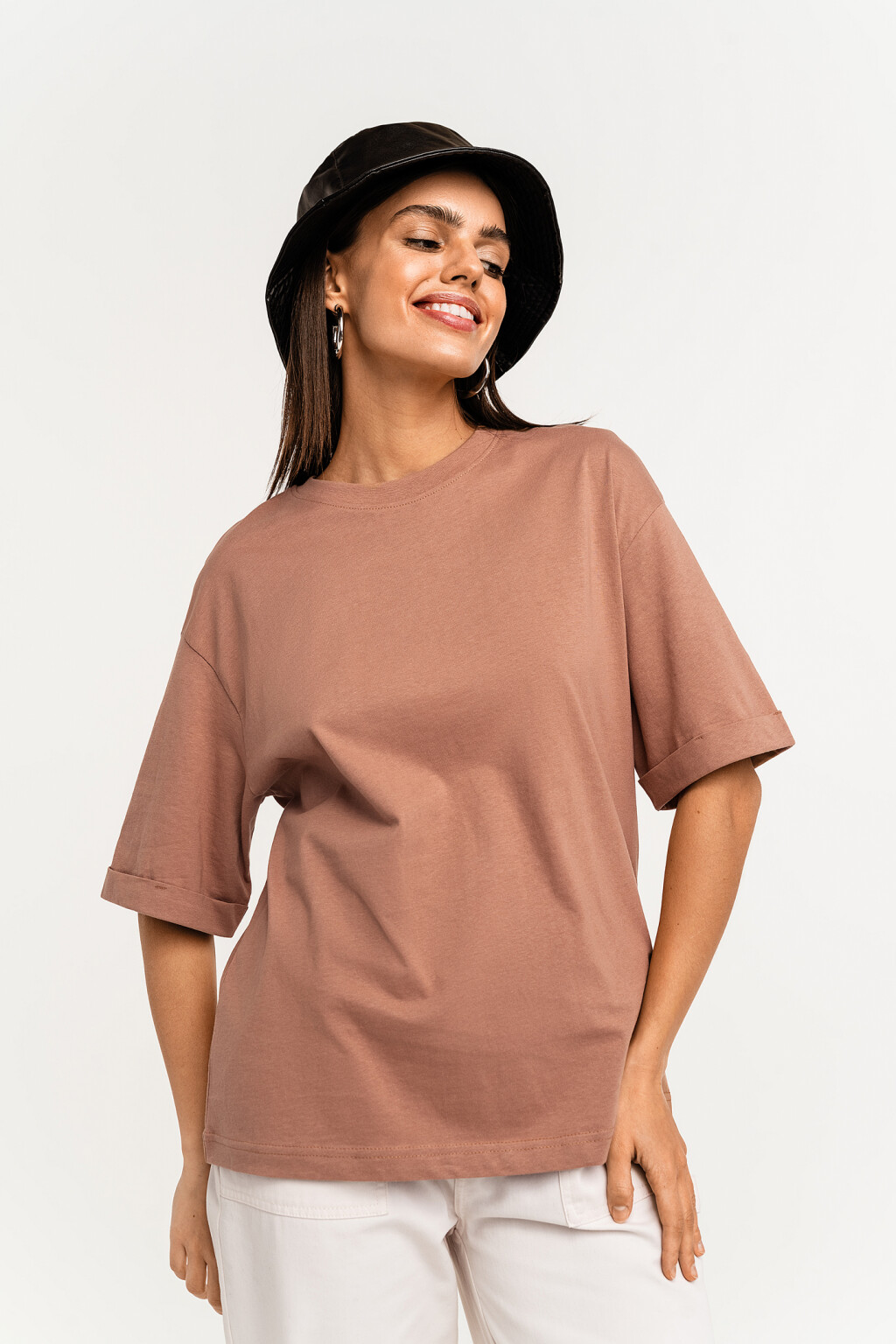 футболка женская - цвет коричневый - 2