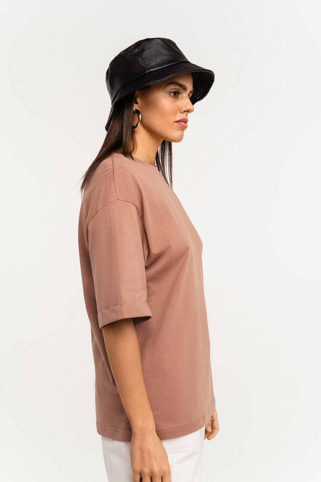 футболка женская - цвет коричневый - 3