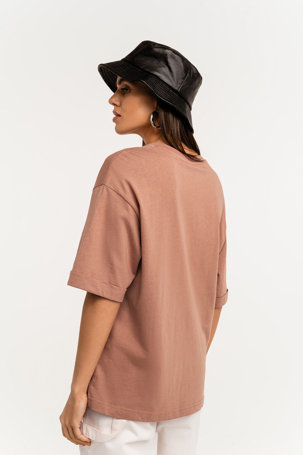 футболка женская - цвет коричневый - 4