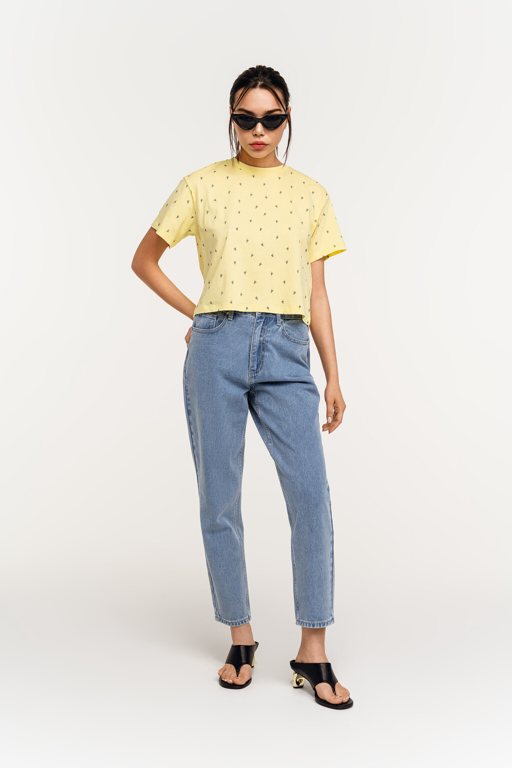 футболка женская - цвет желтый - 1