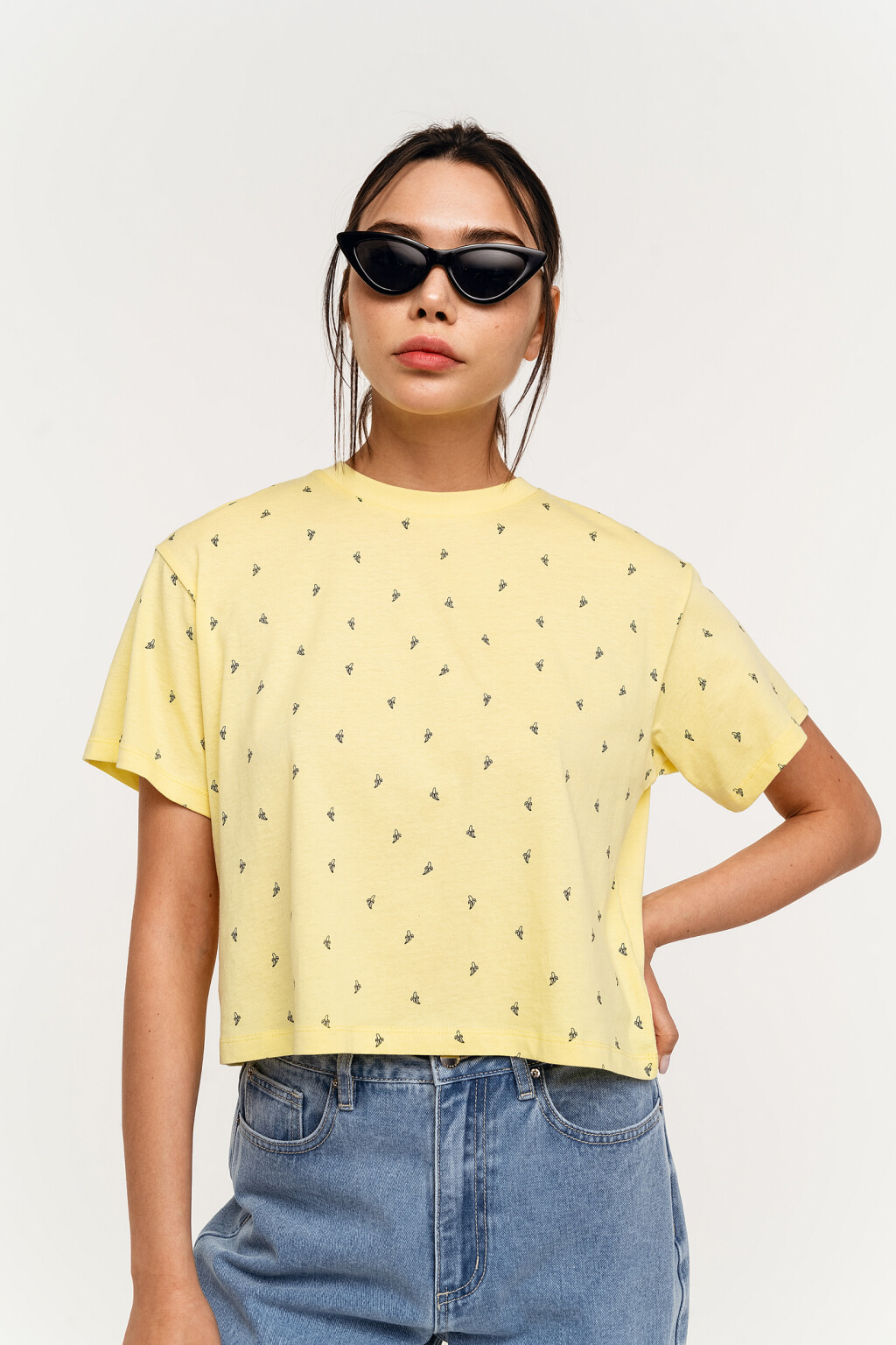 футболка женская - цвет желтый - 2