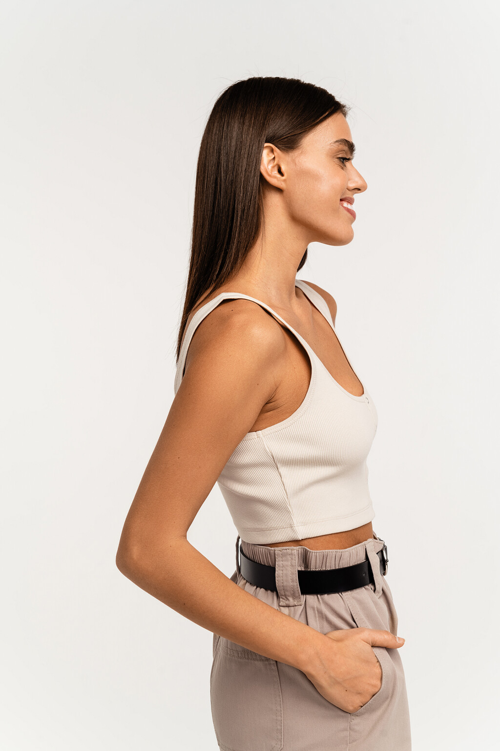 блузка женская - цвет бежевый - 3