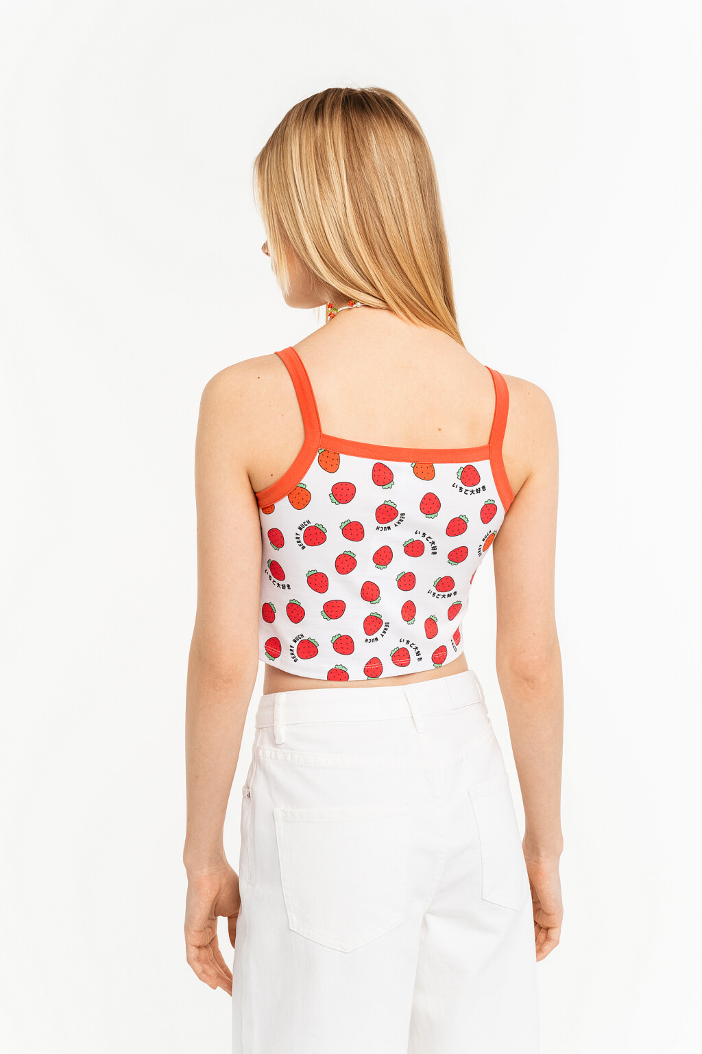 майка женская - цвет белый - 4