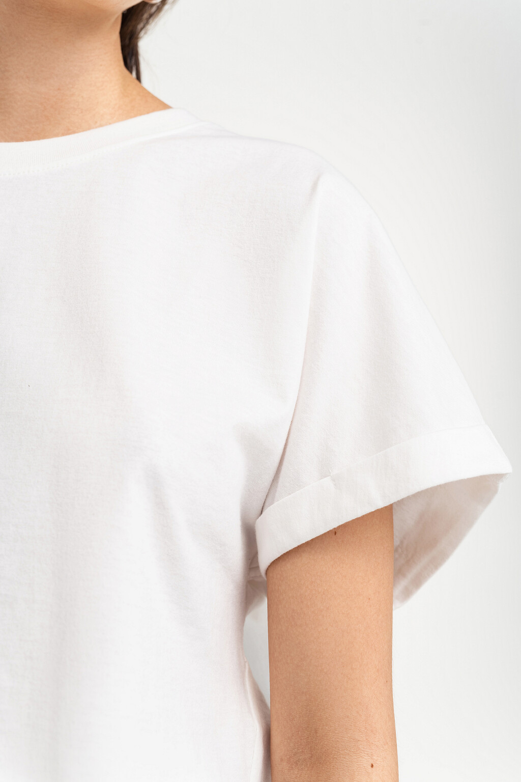 футболка женская - цвет белый - 5
