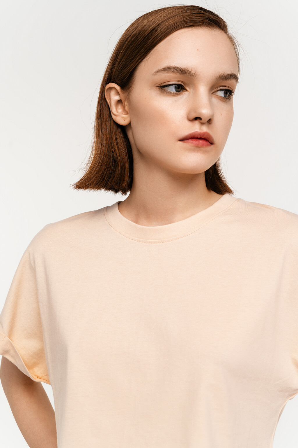 футболка женская - цвет бежевый - 5