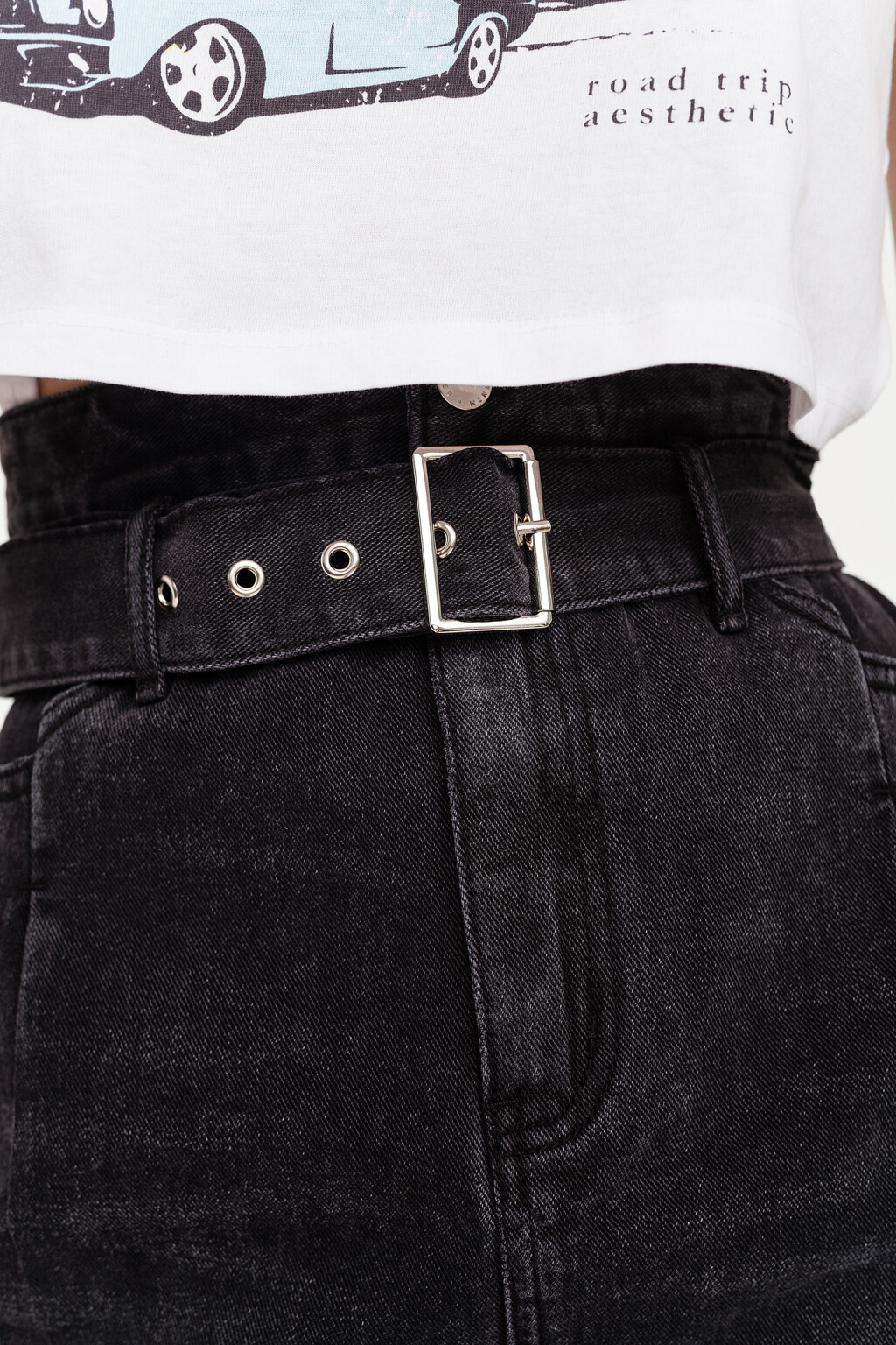 юбка джинсовая женская - цвет черный - 6