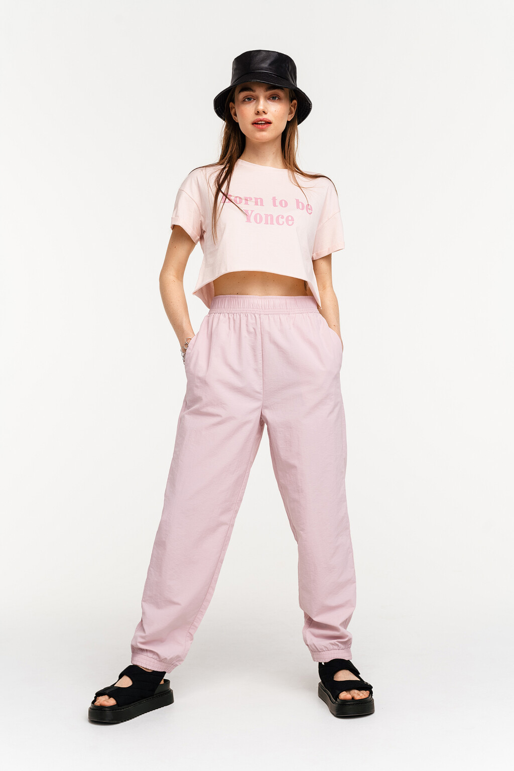 брюки женские - цвет розовый - 1