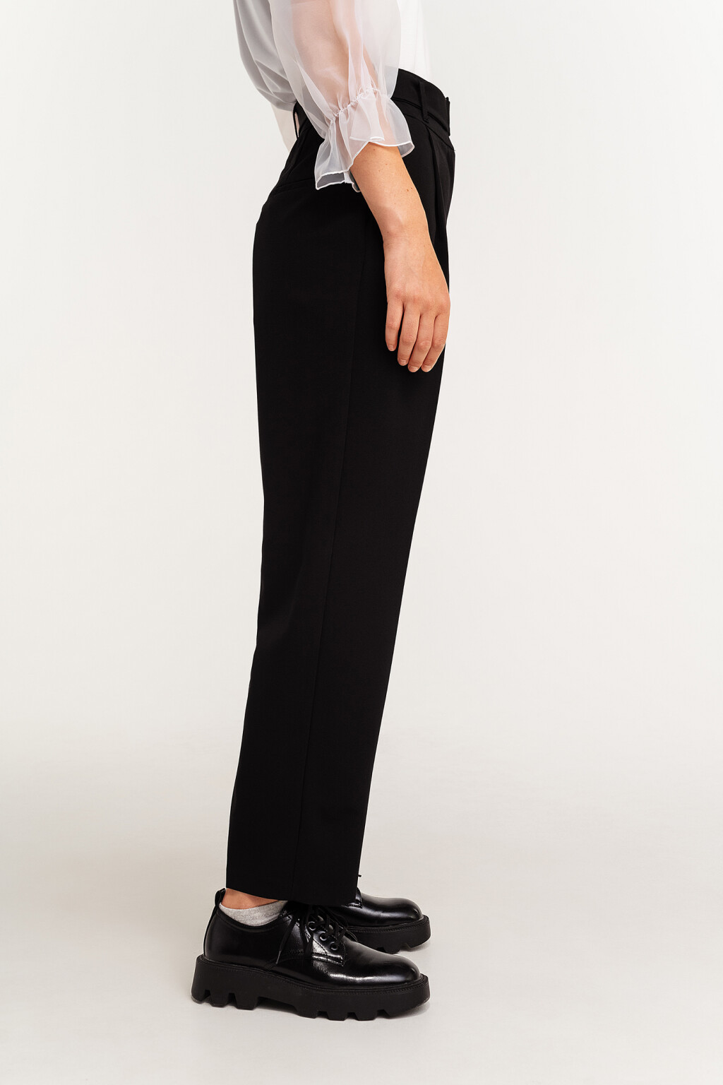 брюки женские - цвет черный - 3