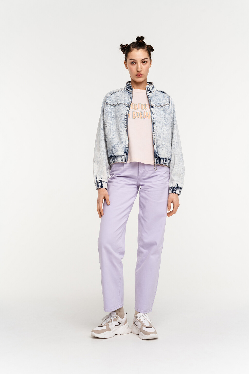 куртка джинсовая женская - цвет голубой - 1