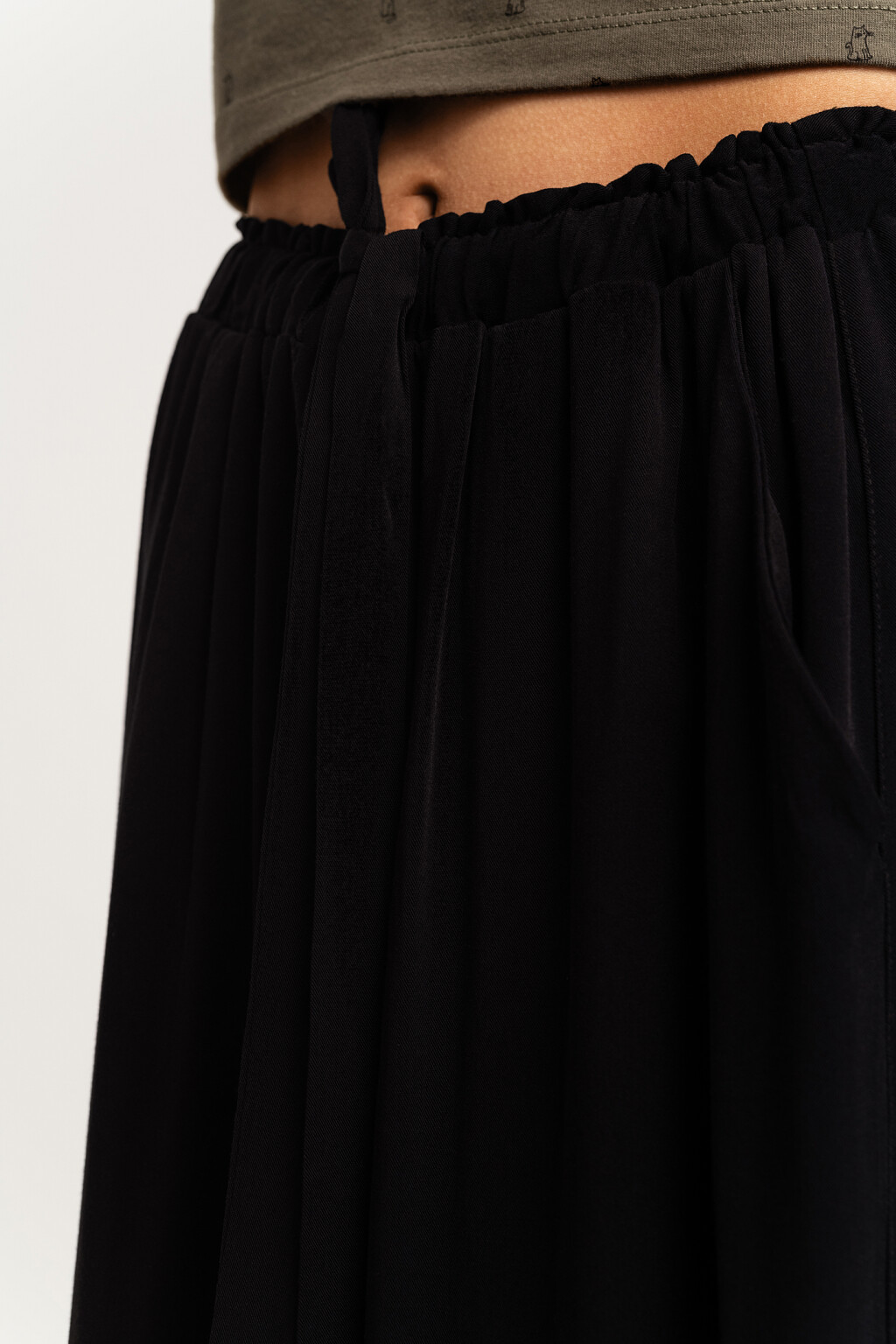 брюки женские - цвет черный - 3