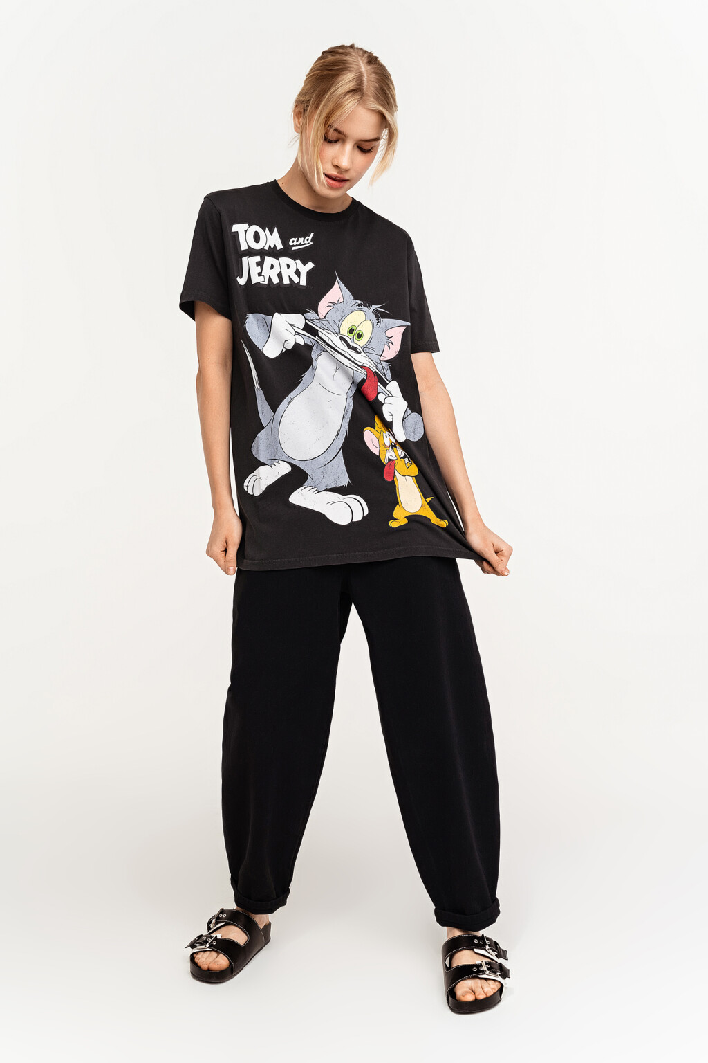 футболка женская - цвет серый - 2