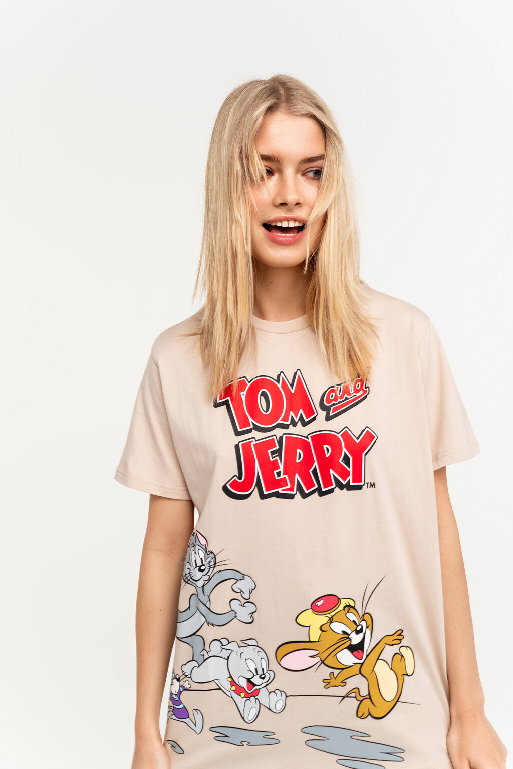 футболка женская - цвет бежевый - 2