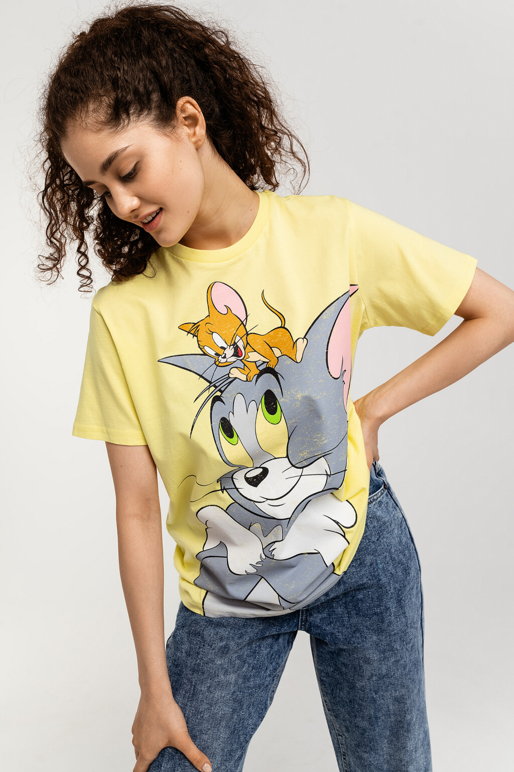 футболка женская - цвет желтый - 1