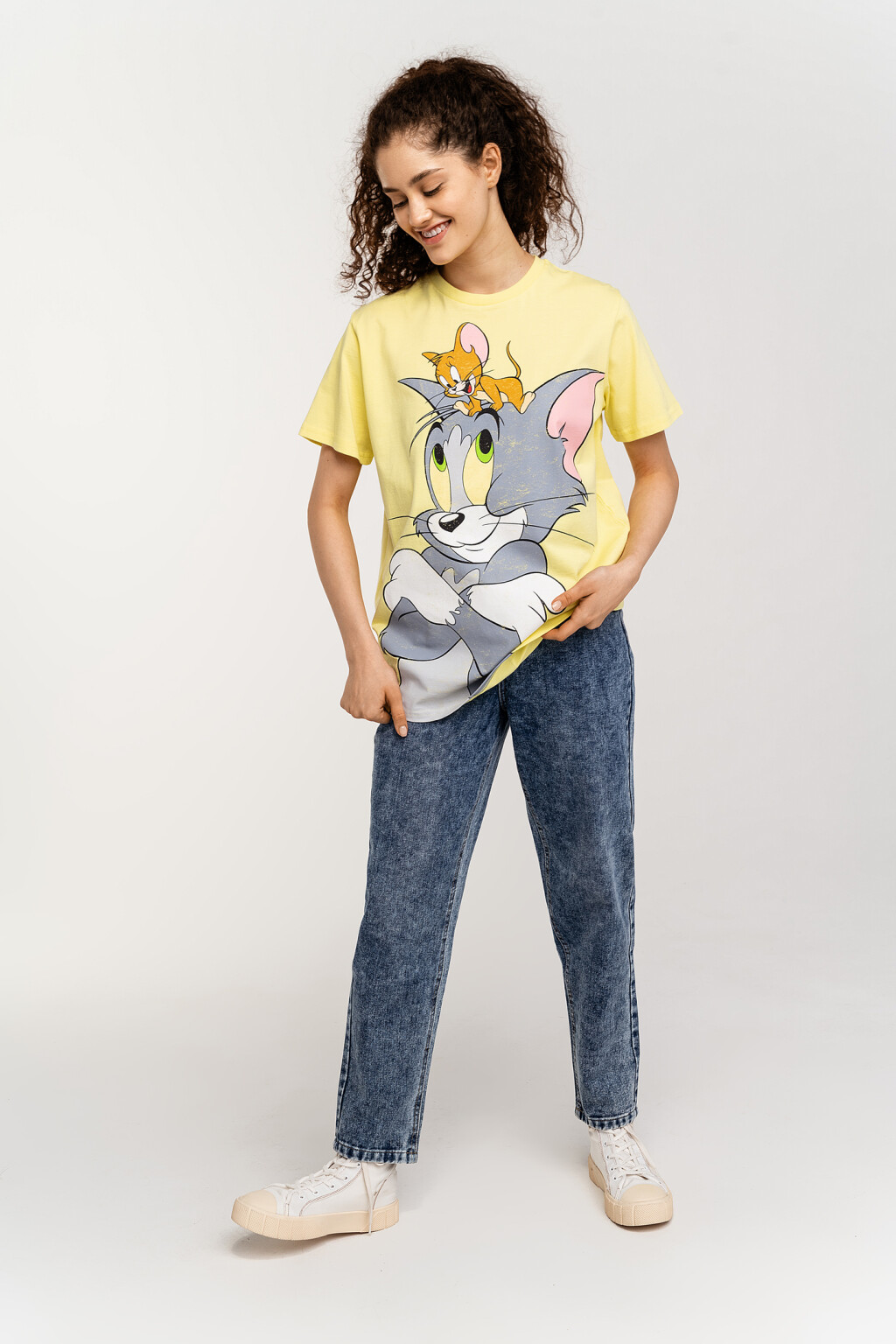 футболка женская - цвет желтый - 2