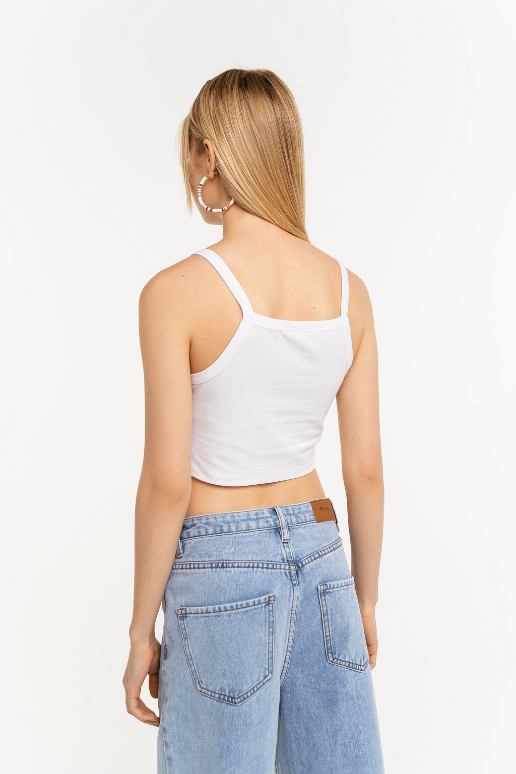 майка женская - цвет белый - 4