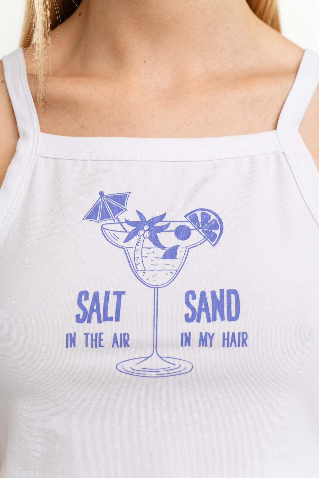 майка женская - цвет белый - 5