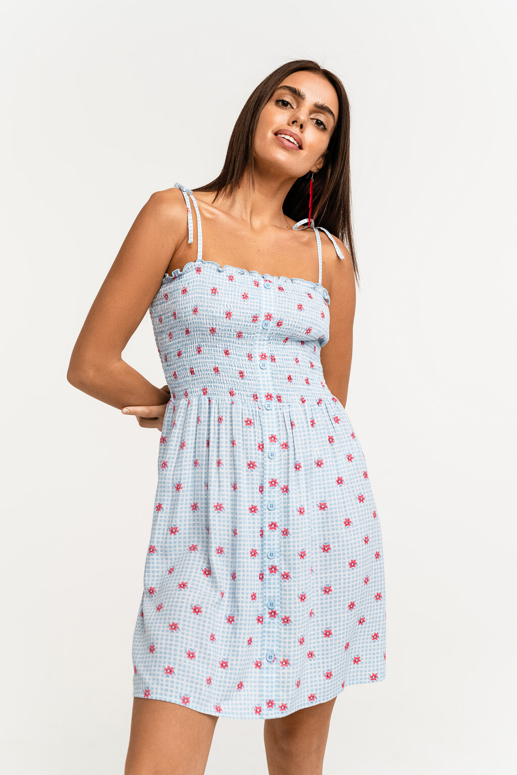 сарафан женский - цвет голубой - 2