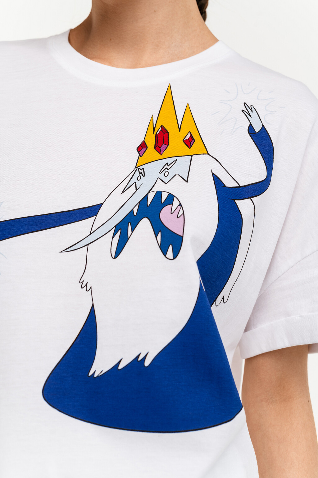 футболка женская - цвет белый - 5