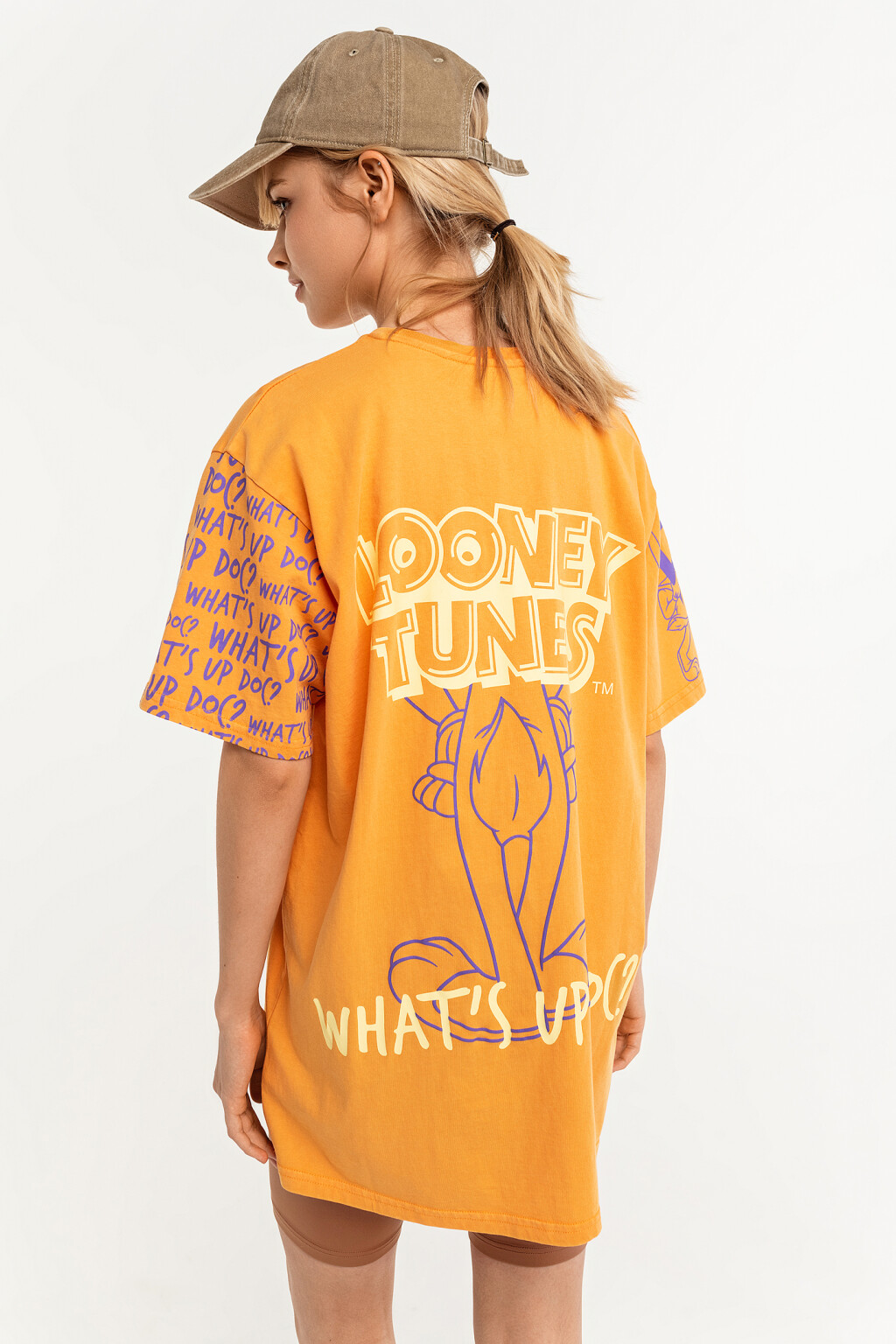 футболка женская - цвет оранжевый - 4